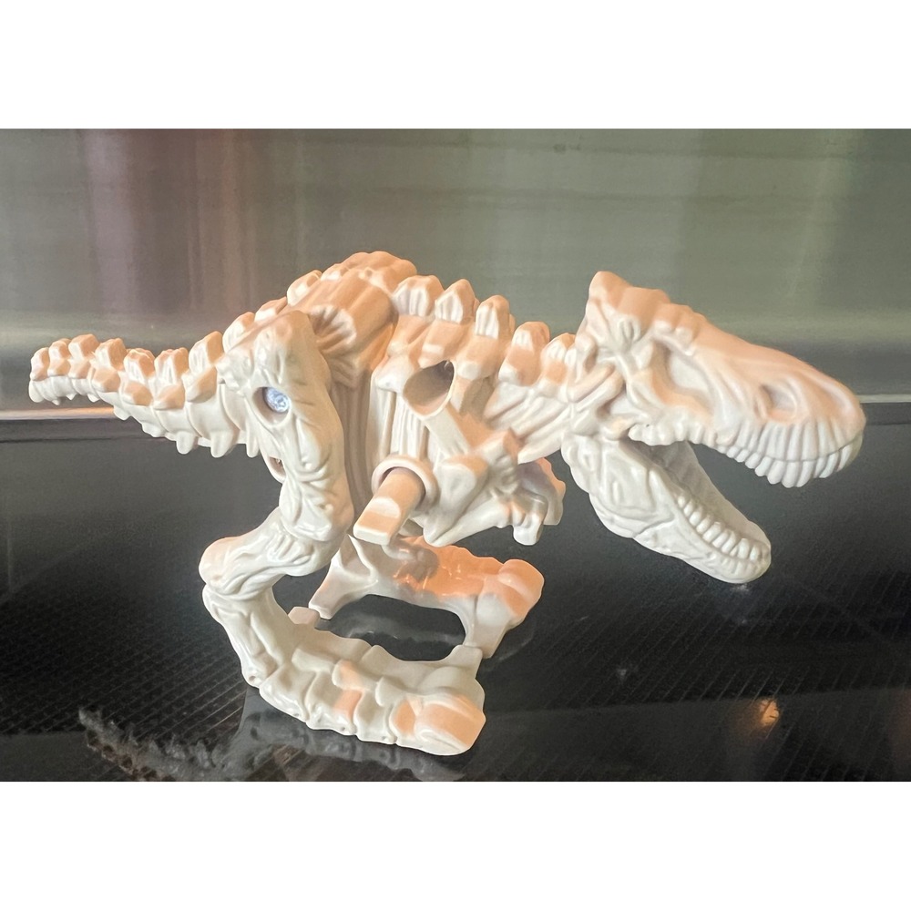 McDonalds 2009 Ice Age Dawn of the Dinosaurs T-Rex Skeleton Glow Toy N25